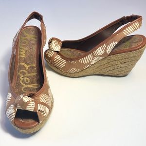 Sam Edelman Size 6 Toledo Wedges Slingbacks sandal